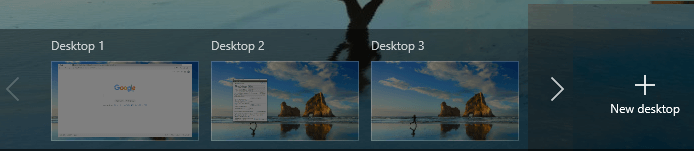 Multiply Screen Area with Virtual Desktops on Windows 10