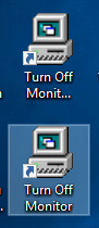 Turn Off Monitor Desktop Shortcut